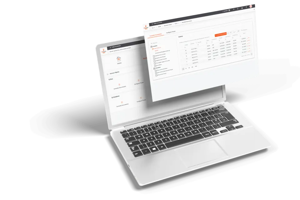 Questor Edoc Notebook Tela Documentos em tela do ecossistema Questor